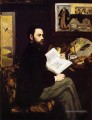 Portrait d’Émile Zola réalisme impressionnisme Édouard Manet
